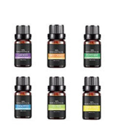 Organic Essential Oils Set (6-Pack) – 100% Pure Therapeutic Grade Aromatherapy Kit for Diffusers, Humidifiers & Massage