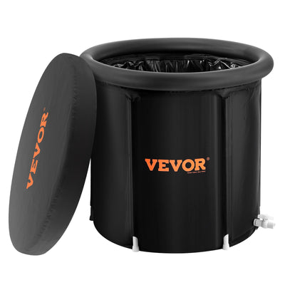 VEVOR™ Portable Ice Bath Tub with Cover – Insulated Cold Plunge Pool for Athlete Recovery, Inflatable Cold Water Therapy Pod for Home Use