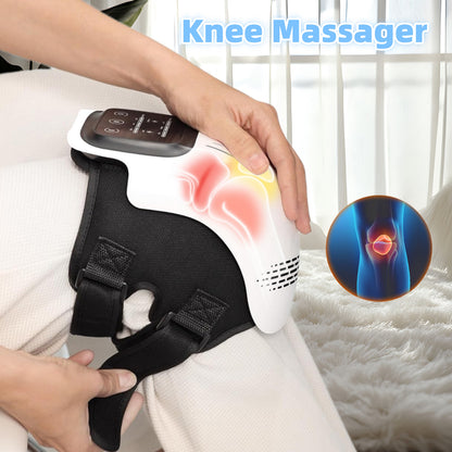FlexSauna™| Heated Knee Massager for Arthritis & Joint Pain, Intelligent Kneading & Laser Therapy Support