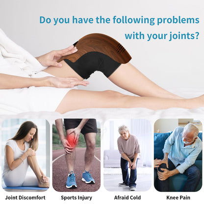 FlexSauna™| Heated Knee Massager for Arthritis & Joint Pain, Intelligent Kneading & Laser Therapy Support